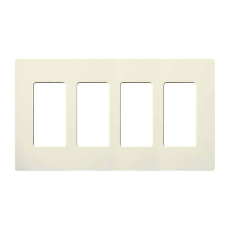 Lutron SC-4, Claro Screwless Designer Wallplate - 4 Gang