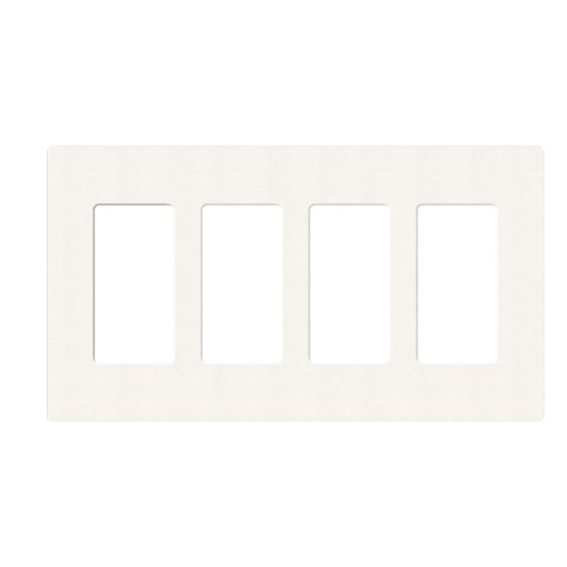 Lutron SC-4, Claro Screwless Designer Wallplate - 4 Gang