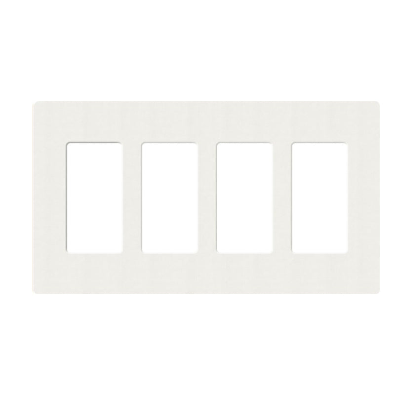 Lutron SC-4, Claro Screwless Designer Wallplate - 4 Gang