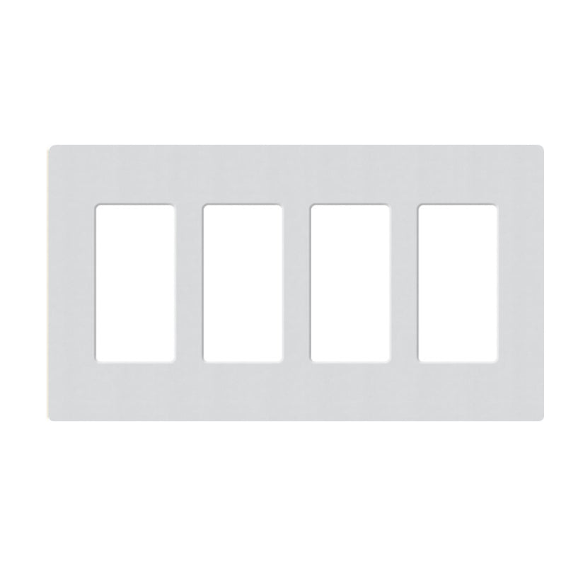Lutron SC-4, Claro Screwless Designer Wallplate - 4 Gang
