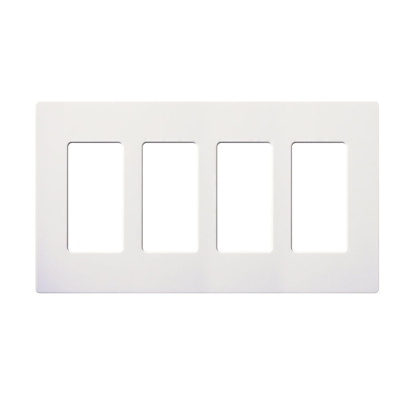 Lutron SC-4, Claro Screwless Designer Wallplate - 4 Gang
