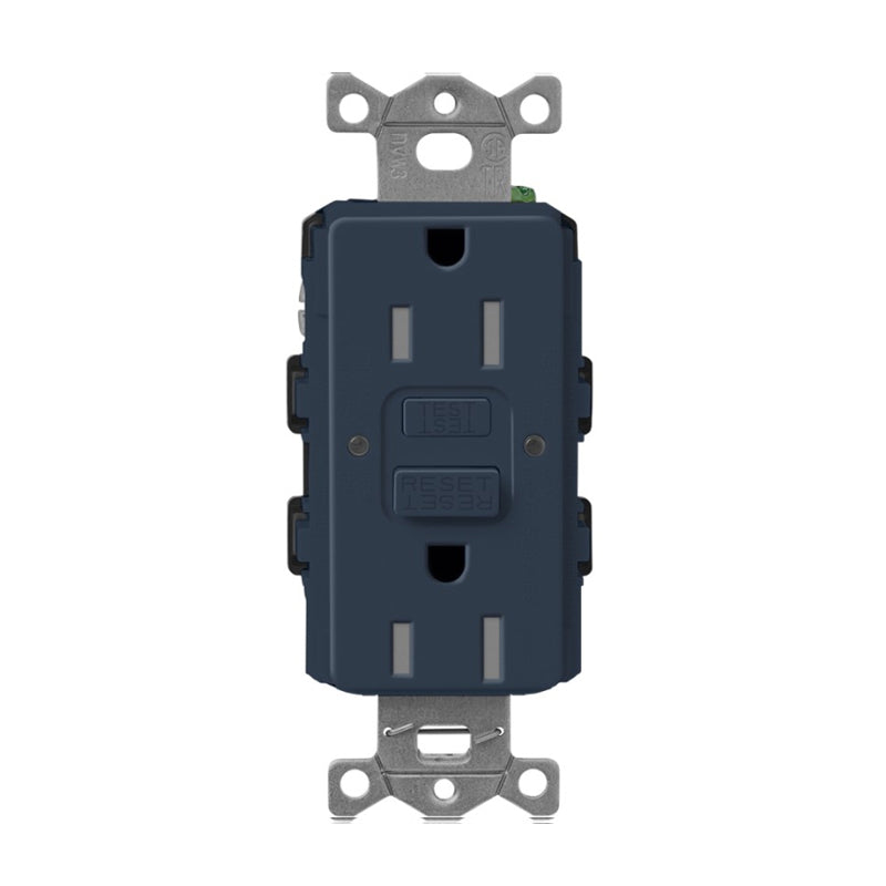 Lutron Claro SCR-15-GFST, 15A GFCI Receptacle - Tamper Resistant