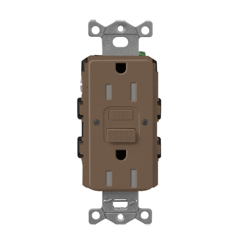 Lutron Claro SCR-15-GFST, 15A GFCI Receptacle - Tamper Resistant