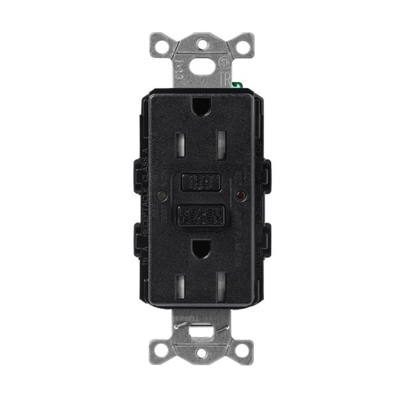 Lutron Claro SCR-15-GFST, 15A GFCI Receptacle - Tamper Resistant