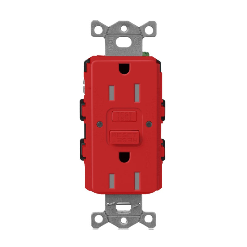 Lutron Claro SCR-15-GFST, 15A GFCI Receptacle - Tamper Resistant