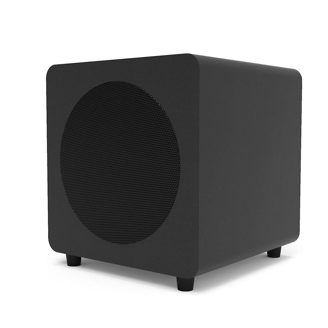 Kanto SUB8V, 8" 300W Sealed Powered Subwoofer and Bluetooth, Matte Black / Vinyl White