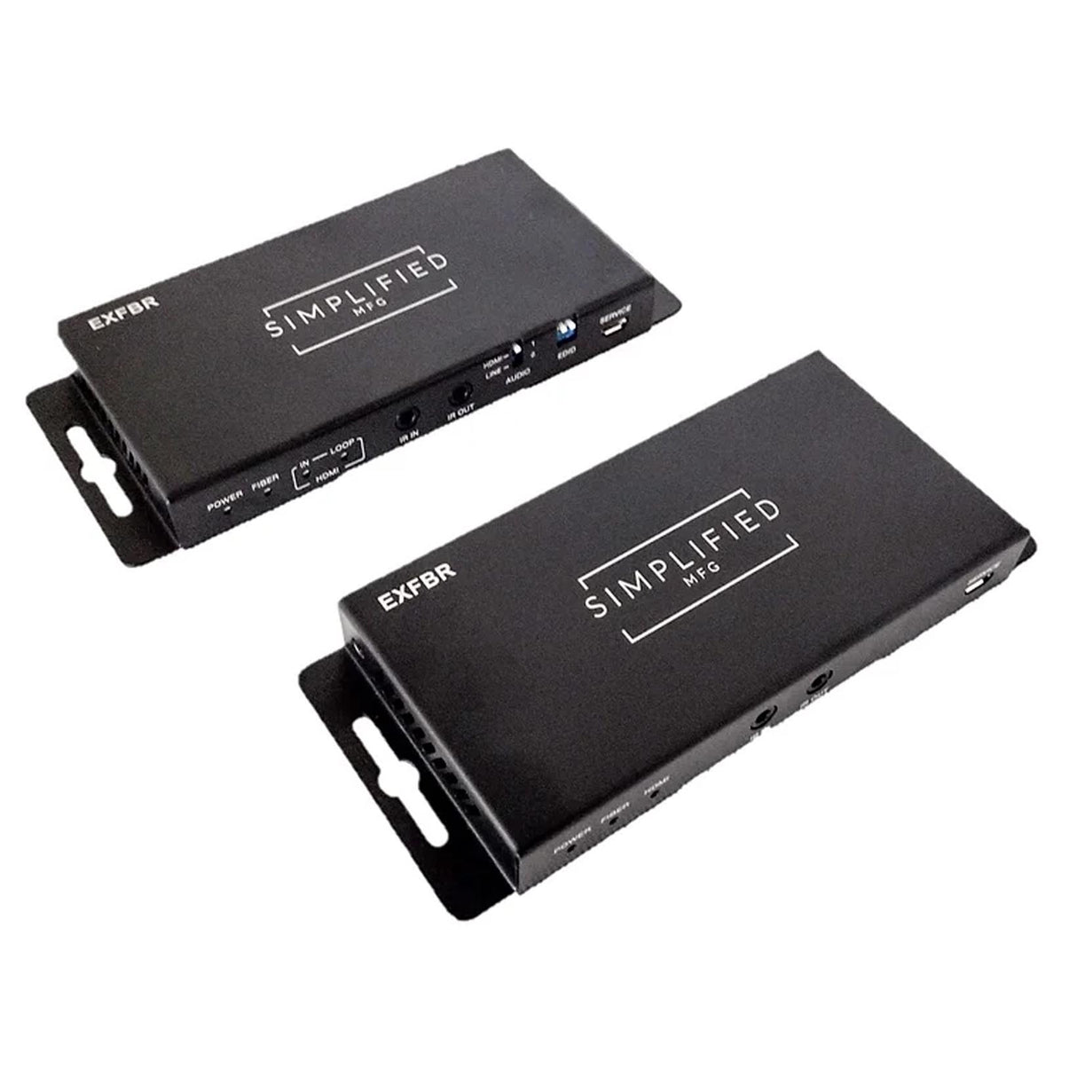 Simplified EXFBR, HDMI Extender 4K over Fiber up to 1000 meters