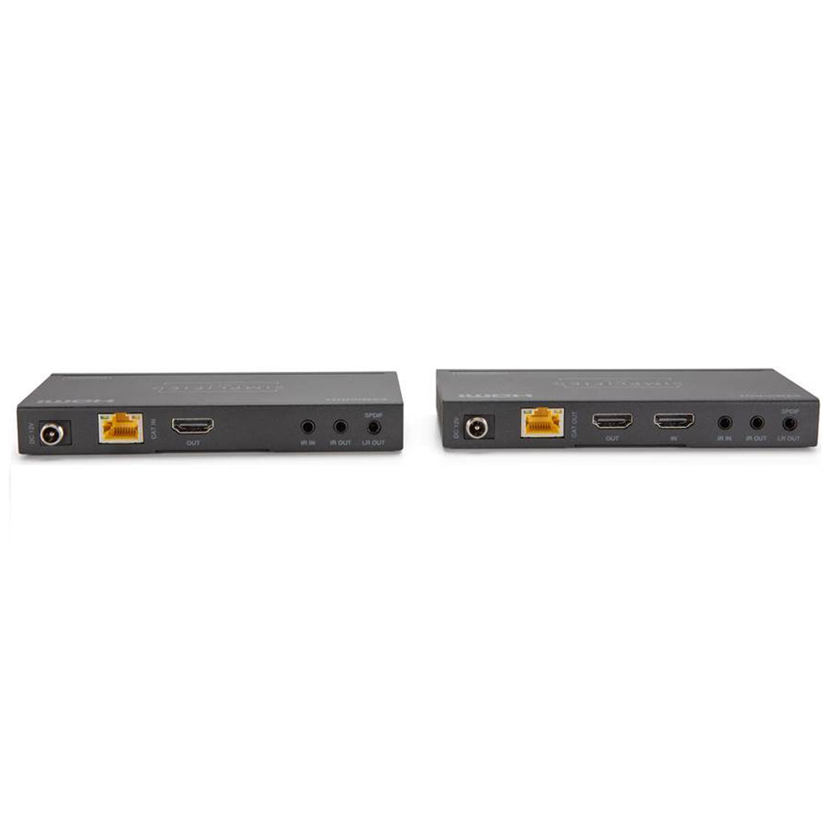 Simplified EXMICRO3, HDMI Extender 4K over Cat6 up to 50 Meters with Optical and analog Breakout