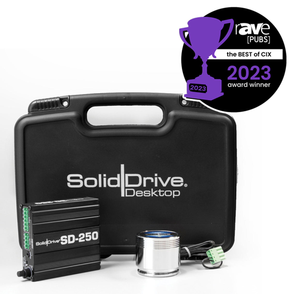 SolidDrive SD-1DESKTOP-250, Actuator Desktop Kit with SD-250 Amplifier for Any Surface