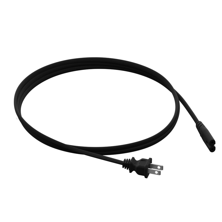 SONOS PC200U1, Power Cable III, (6ft / 2M) - Black / White