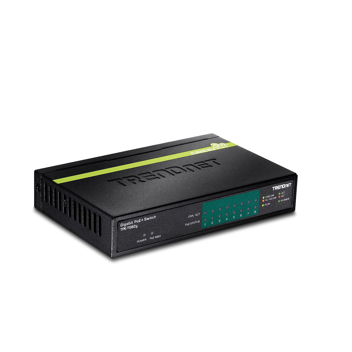 TRENDnet TPE-TG82G 8-Port Gigabit PoE+ Switch