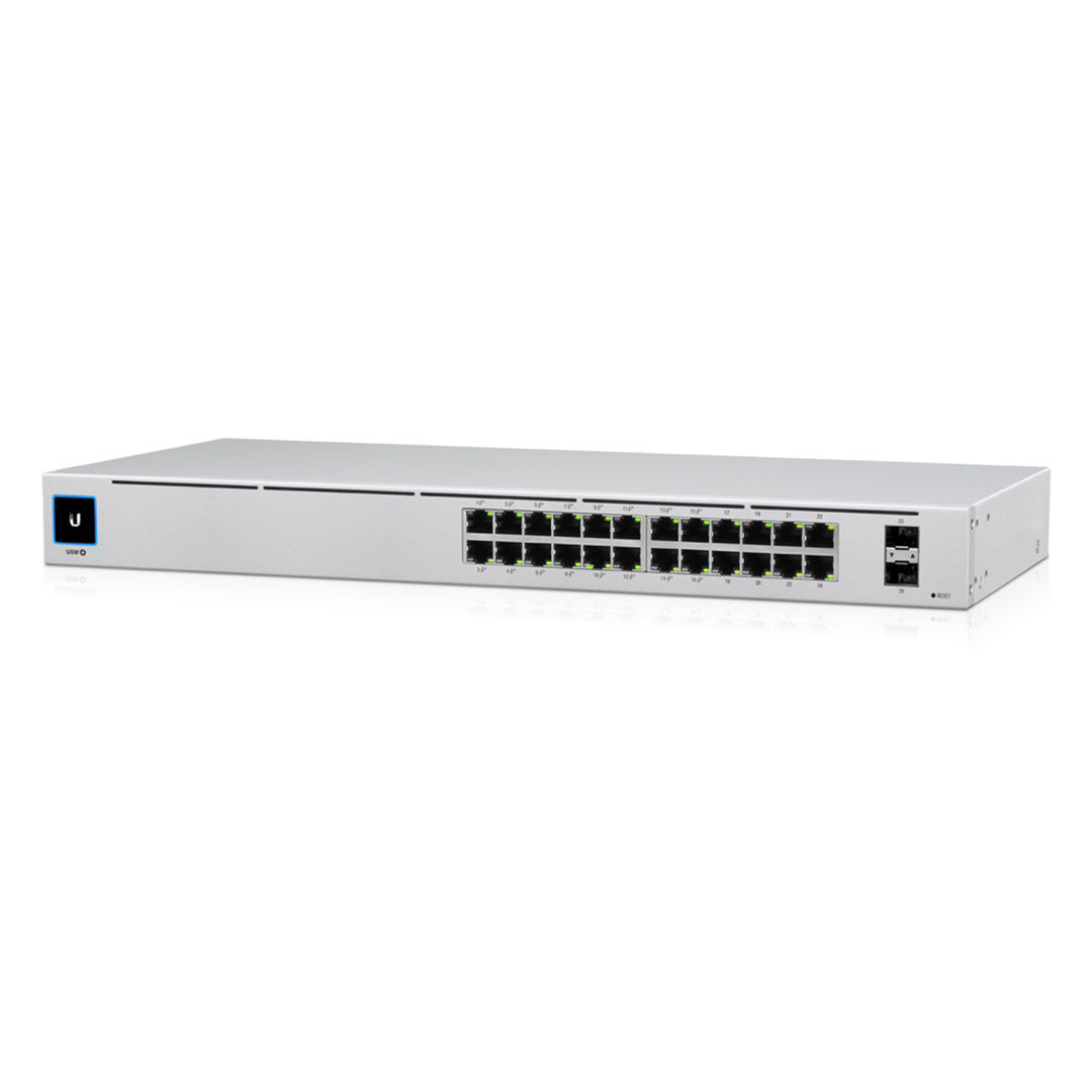 Ubiquiti USW-Enterprise-24-PoE, Unifi 24 Port Managed, 12 Gigabit PoE Ports, 12 2.5 Gigabit PoE ports