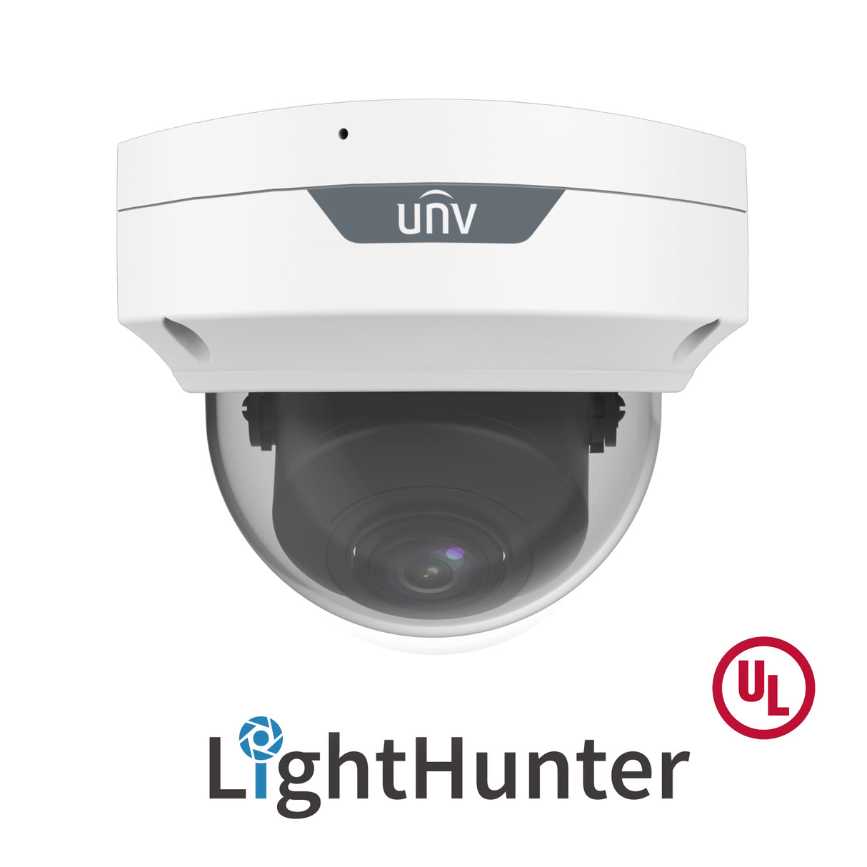 UNV IPC3515SS-ADF28K-I1-HI, (5MP) Dome, IPC 2.8mm Fixed Lens, LightHunter, HDMI, WDR, UL Listed