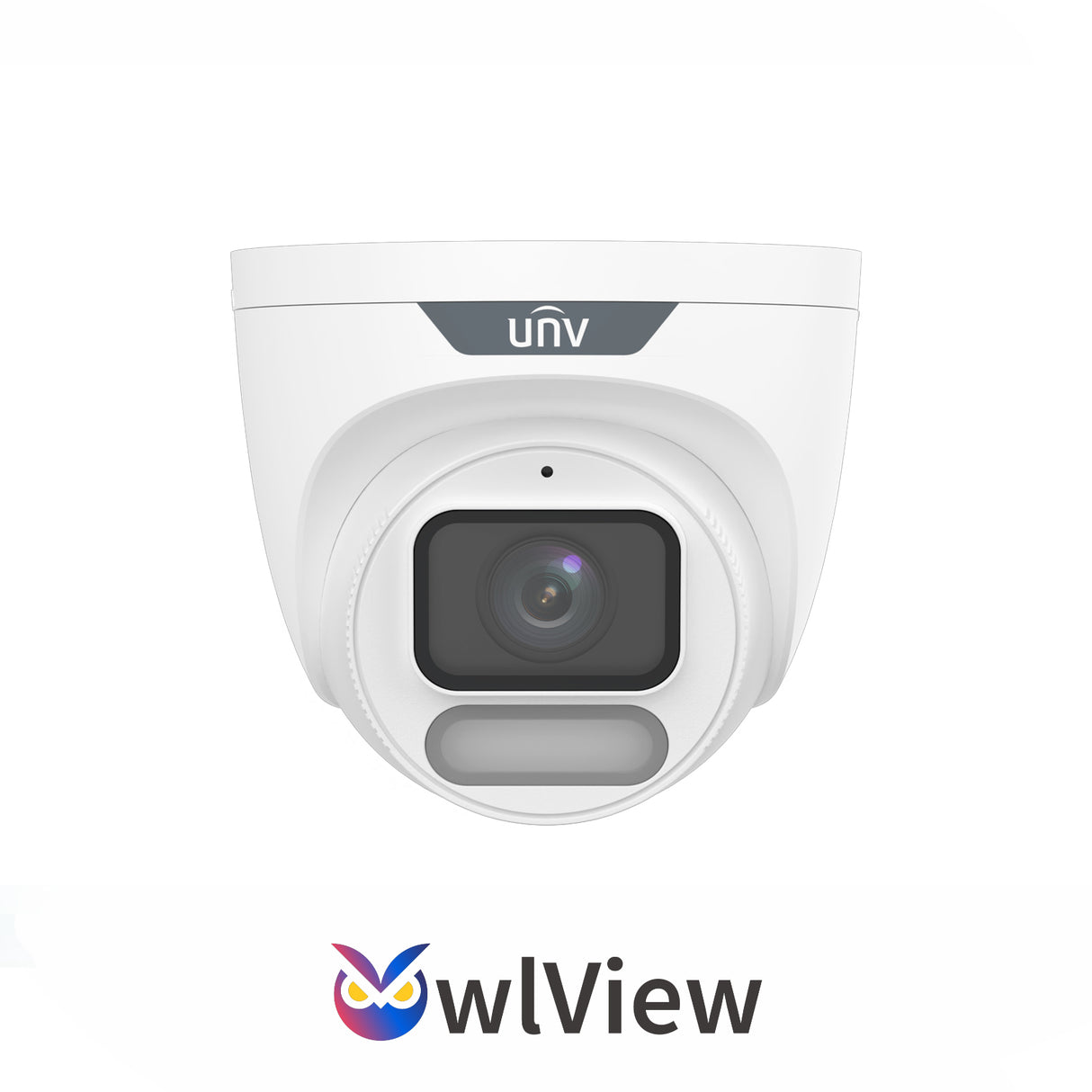 UNV IPC3624SR-ADF28KM-WP, (4MP) Turret, IPC 2.8mm Fixed Lens,OwlView, Microphone, WDR, UL Listed