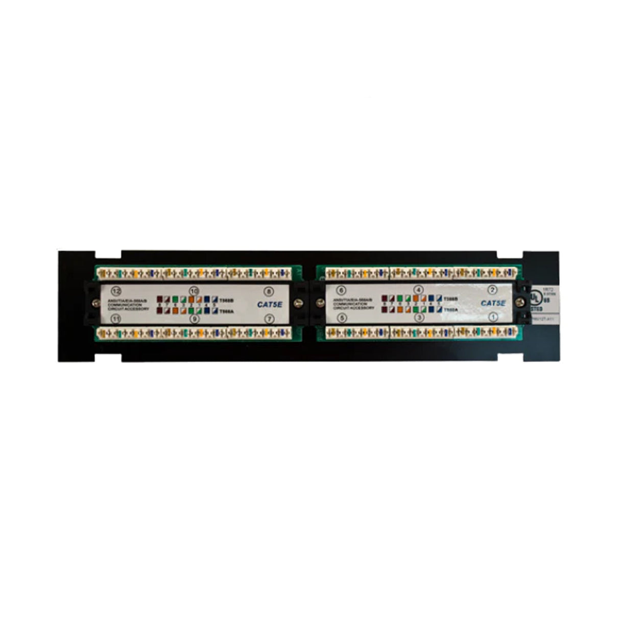 Vertical Cable (12 Port Mini Patch Panel CAT6 Wall Mount ) Mini Patch Panel Wall Mount, CAT6, 12 port