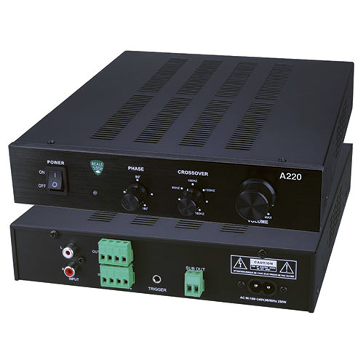 Vanco A220SUBAMP. Subwoofer Amplifier, 220watts total