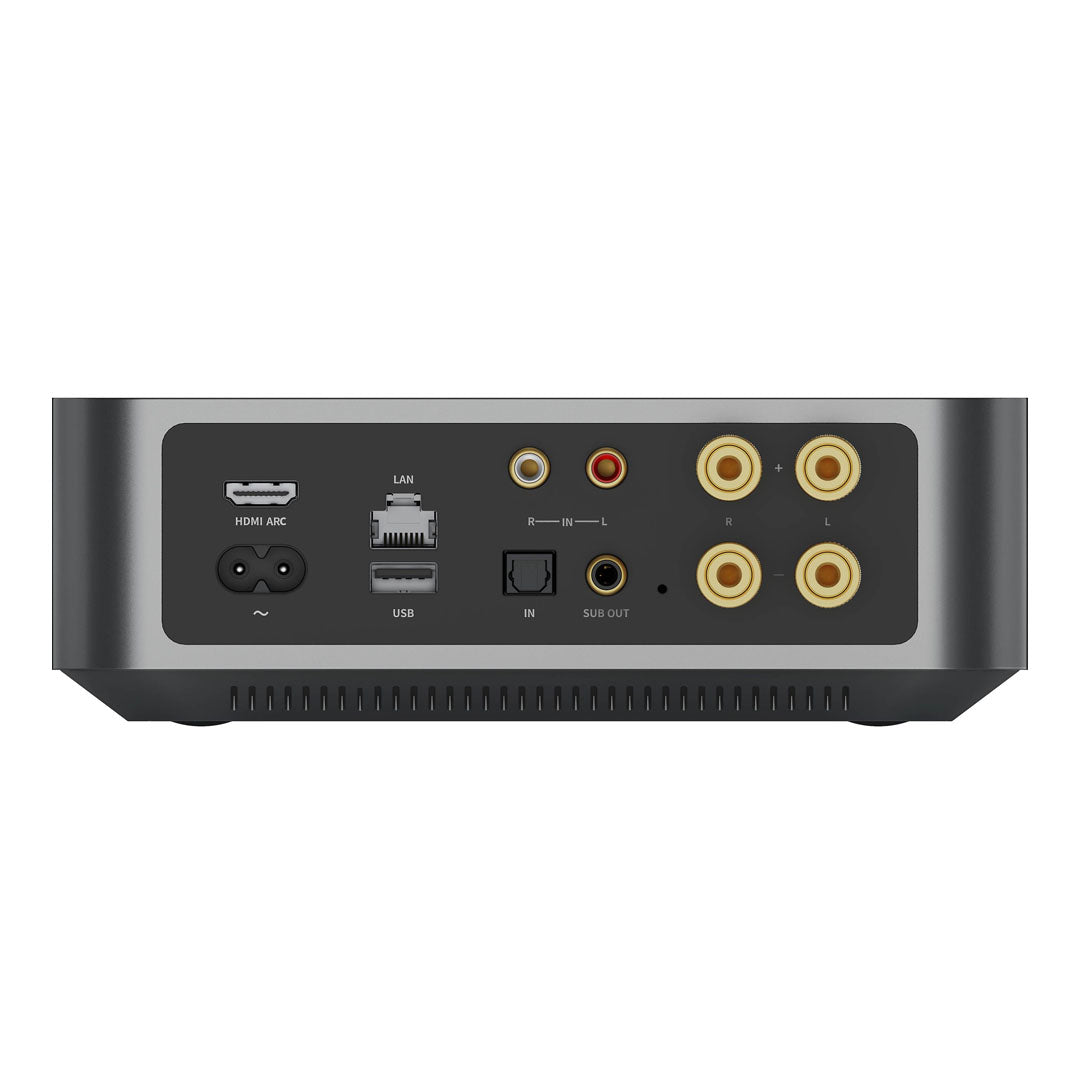WIIM AMP, Multiroom Streamer Amplifier, 60w per Channel, Space Gray