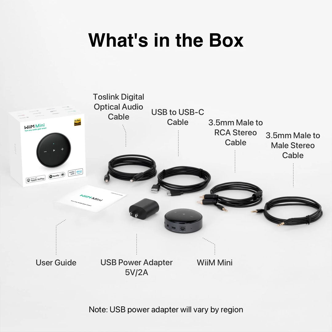 WIIM MINI, Wireless Audio Streamer Preamplifier