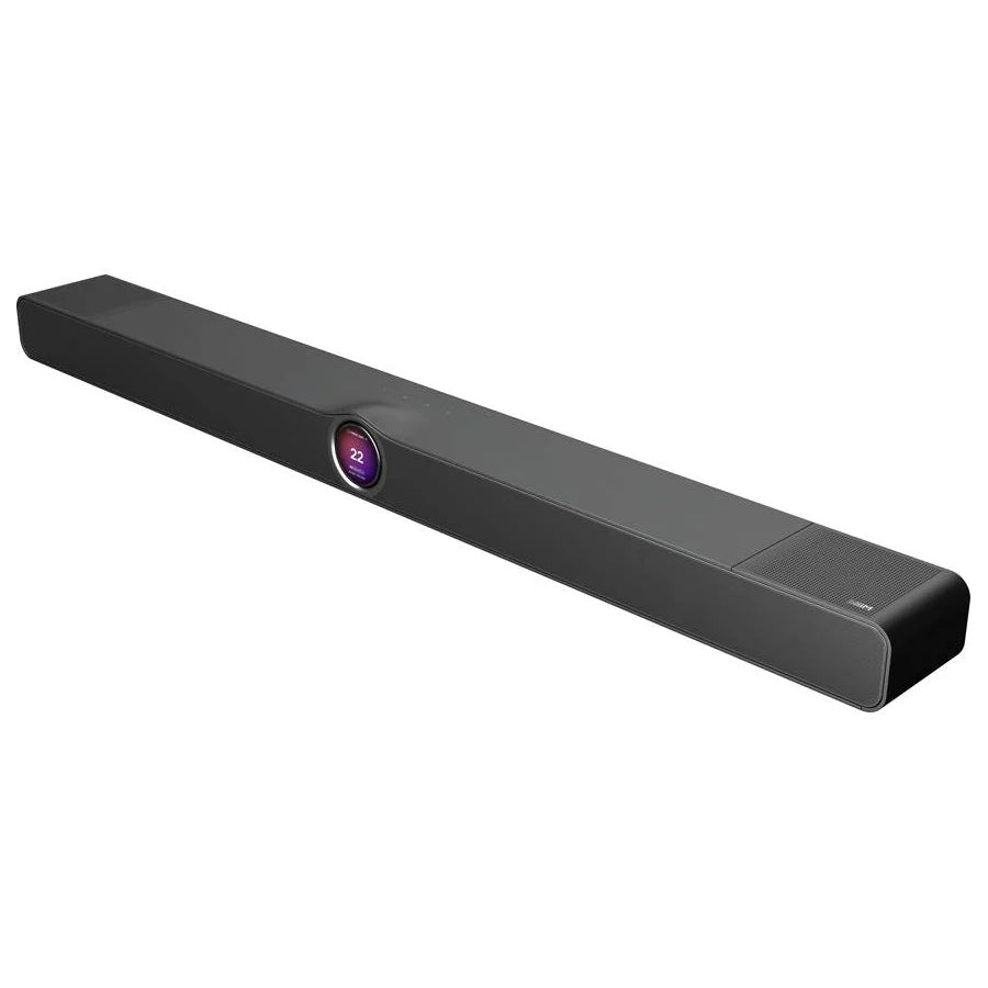 WiiM Bar, 3.0.2 Dolby Atmos & DTS with HDMI eARC, Intuitive Touch Interface, RoomFit™ & Clear Voice, Remote Included. (White / Matte Black / Glossy Black)