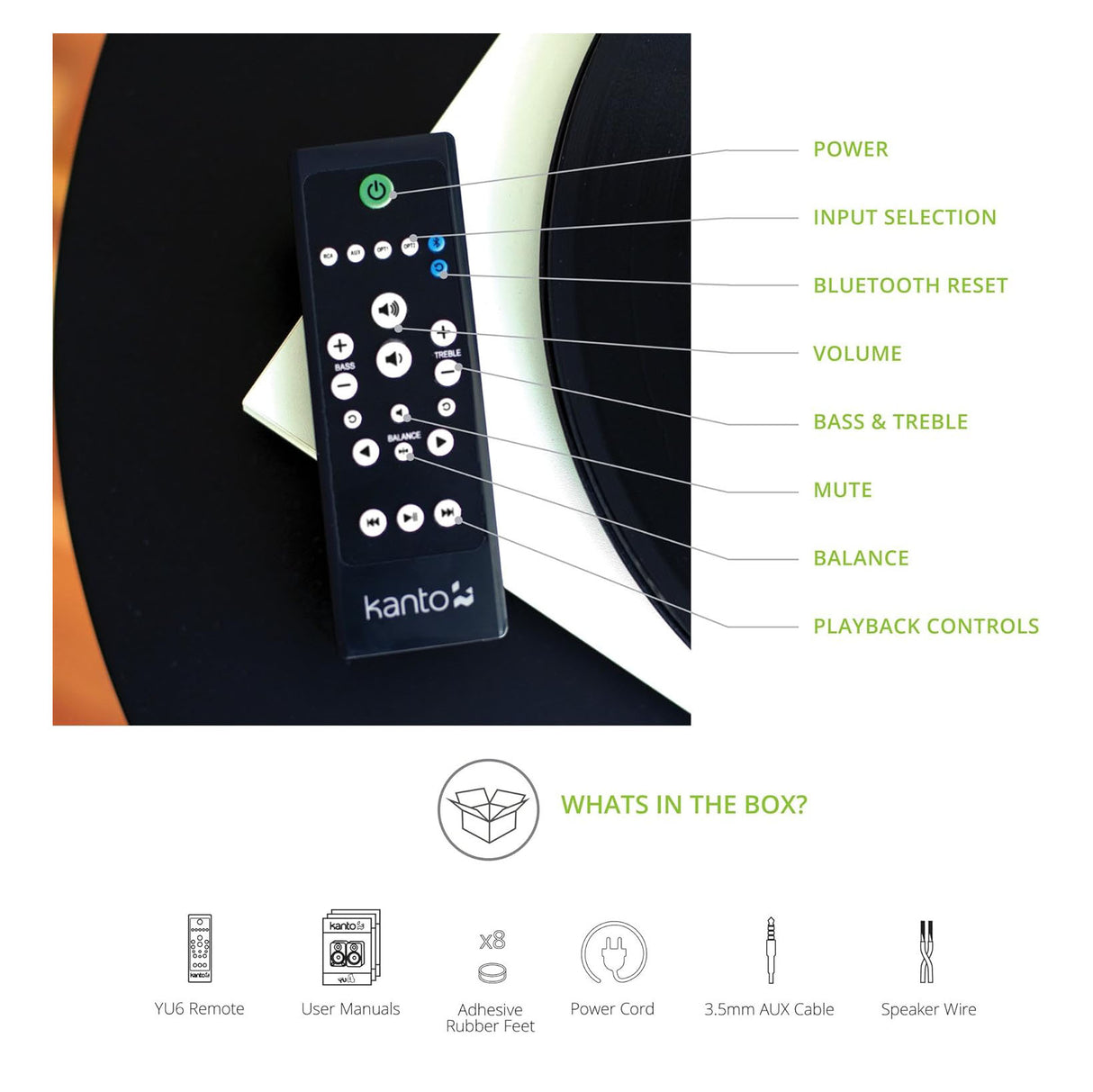 Kanto YUP6W, Passive 5.25" Speakers with 1" Silk Dome Tweeter and 5.25" Kevlar Woofer, Pair