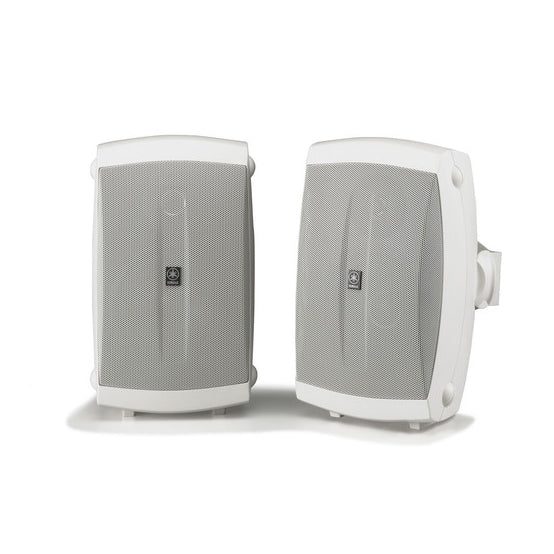 Yamaha NS-AW350, High Performance Outdoor 2-way Speakers (Pair), (Black / White)