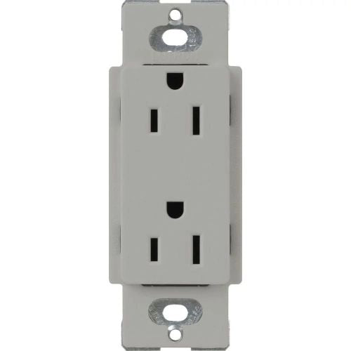 Lutron Claro CAR-15, 15A, Duplex Receptacle