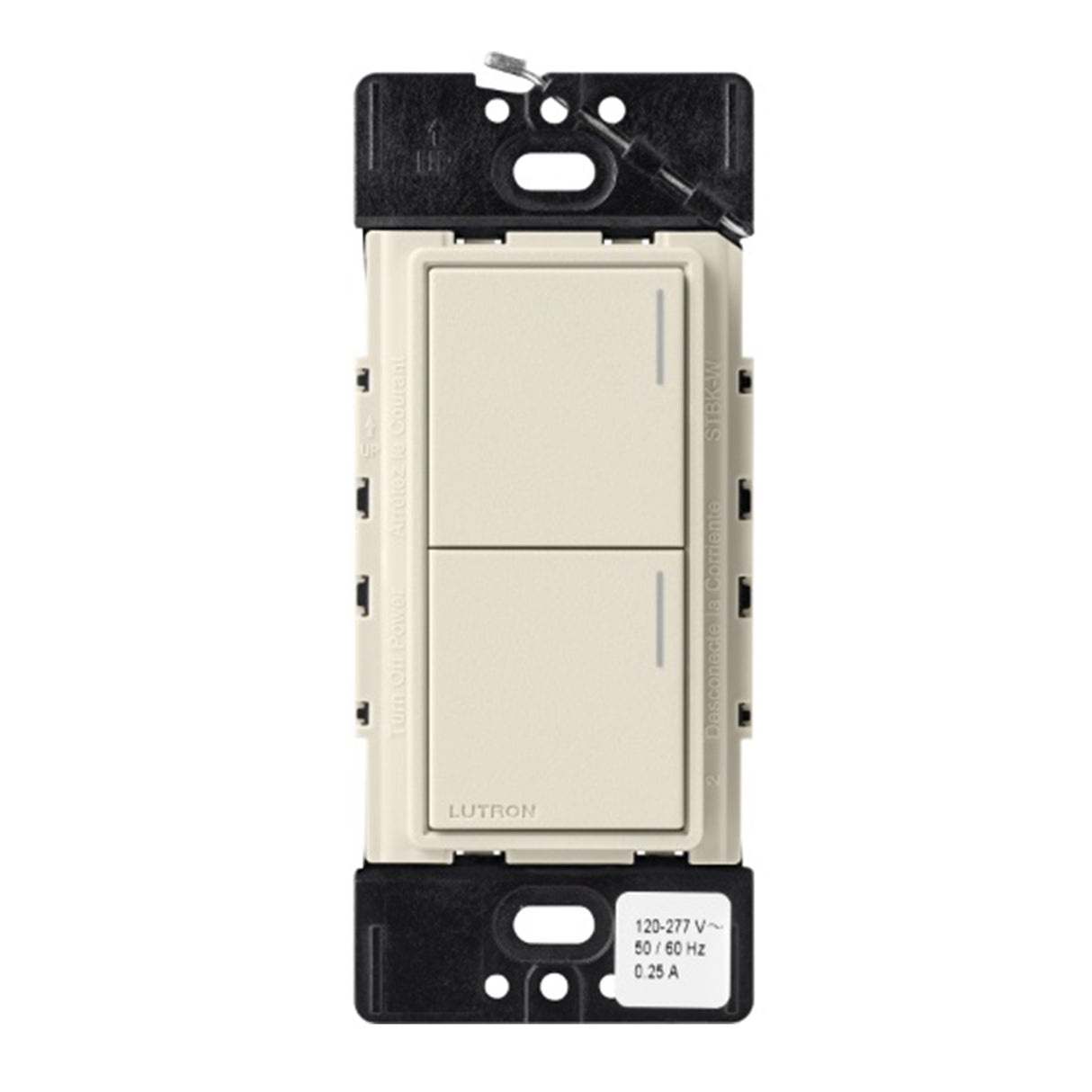 Lutron RadioRA3 RRST-W2B, Sunnata Keypad - 2 Button