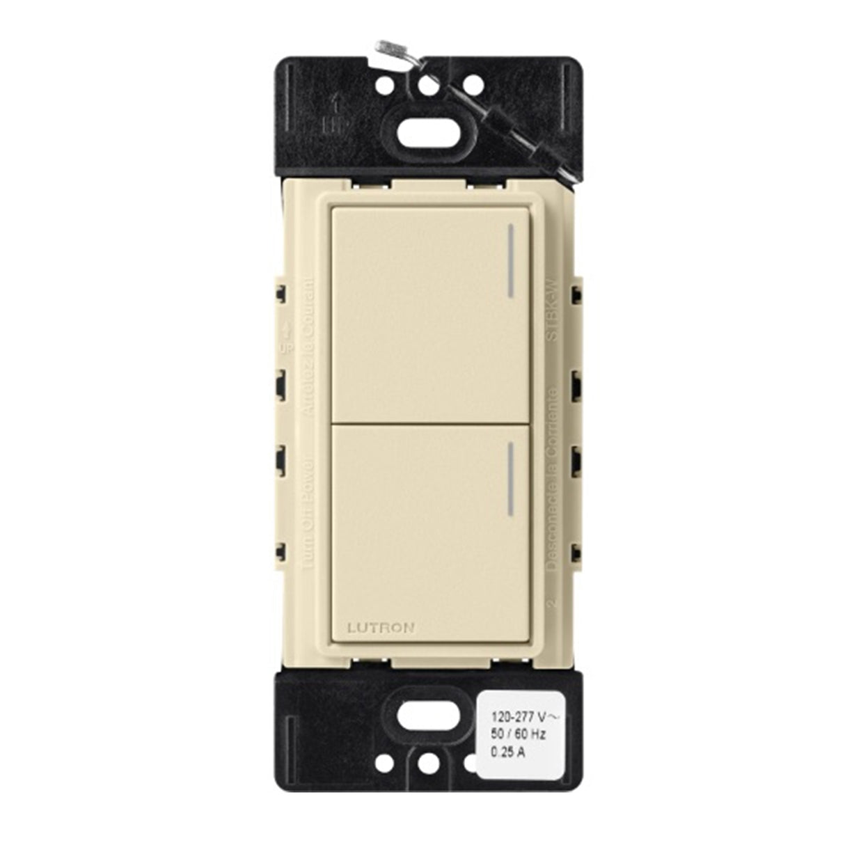 Lutron RadioRA3 RRST-W2B, Sunnata Keypad - 2 Button