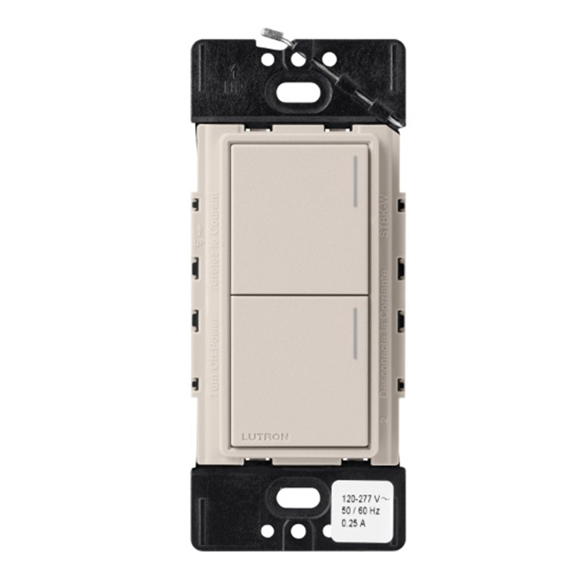 Lutron RadioRA3 RRST-W2B, Sunnata Keypad - 2 Button