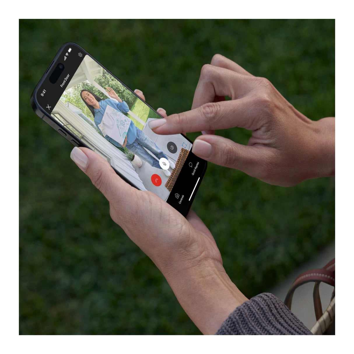 Ring Video Doorbell WIRED PLUS 2K, 4x Enhanced Zoom, and Low-Light Sight, Nickel Silver