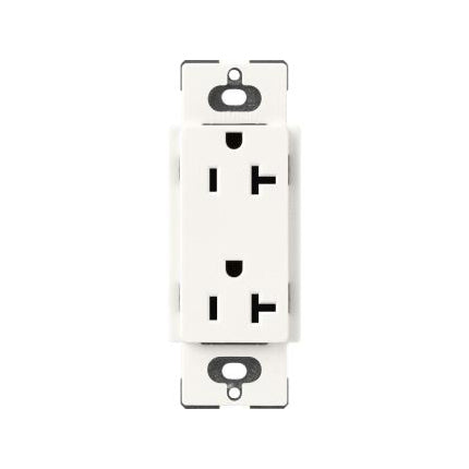 Lutron SCR-20, Claro 20A Duplex Receptacle.