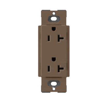 Lutron SCR-20, Claro 20A Duplex Receptacle.
