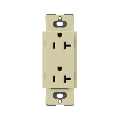 Lutron SCR-20, Claro 20A Duplex Receptacle.