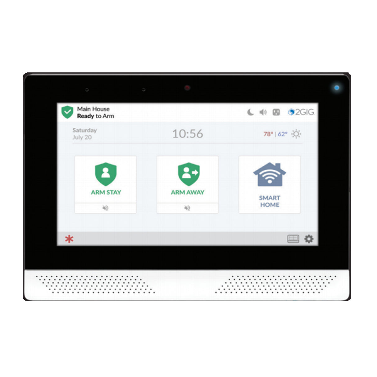 2GIG-EDG-NA-VA, 2GIG EDGE Panel for North American region Verizon/Alarm.com