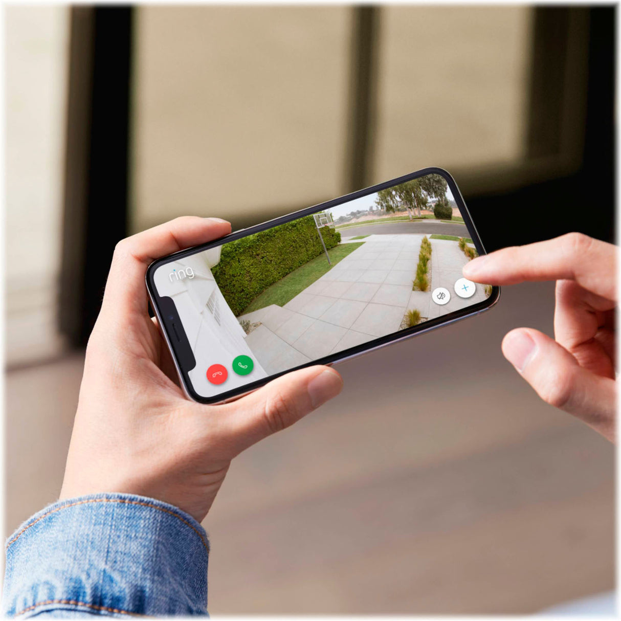 Ring Floodlight Cam Wired Plus (Black / White)