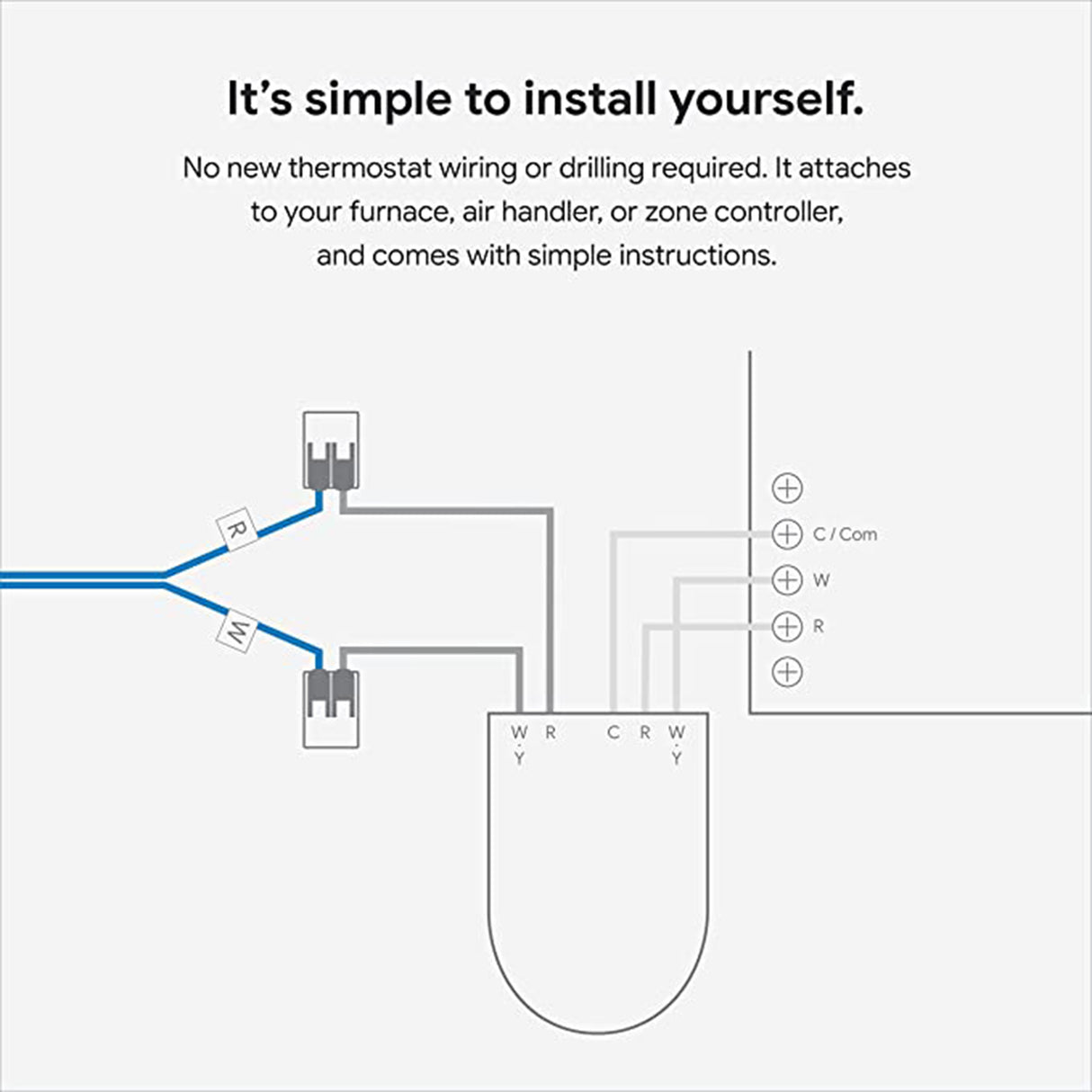 Nest (GA02493-US) Google Power Connector - Snow