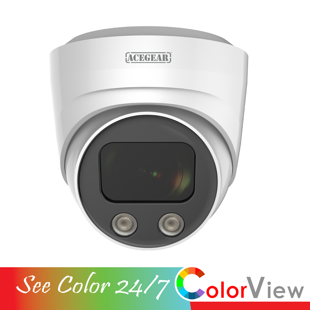 Acegear CT1886ML-CV, (8MP) Turret, TVI 2.7~13.5mm Motorized Lens, Color View, WDR.