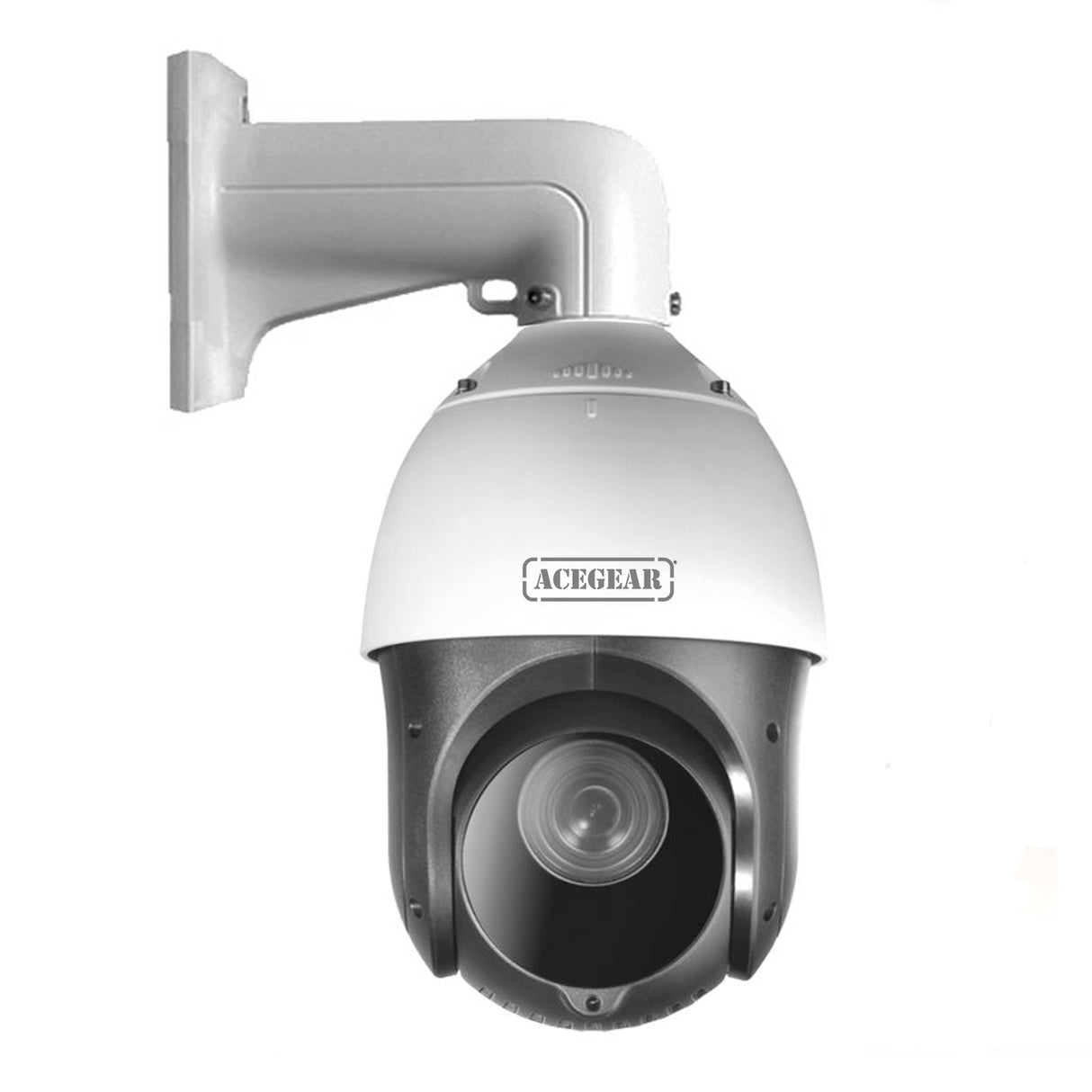 Acegear CT4252.25XIRD, (2MP) PTZ, HD-TVI/CVI/AHD, 25X Optical EXIR 300ft. Coax Control 12VDC, (Wall Bracket Included), UL Listed