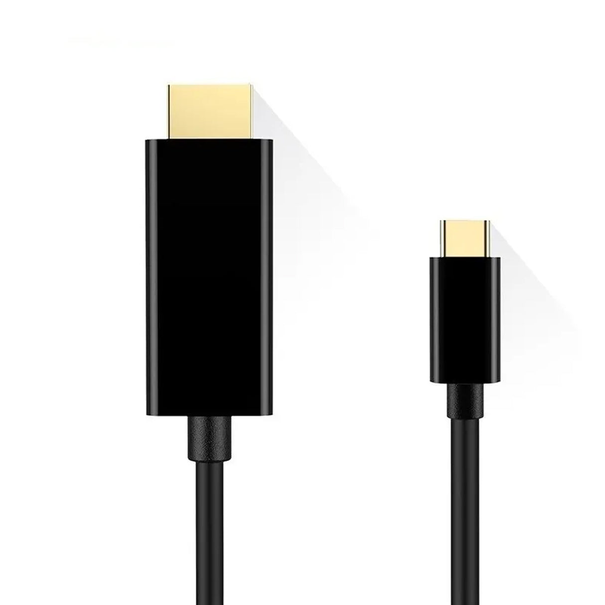 Acegear USBC2HDMI1M, USB C to HDMI Cable 1m, Gold-plated With IC and ABS shell Black Support 4K@60Hz