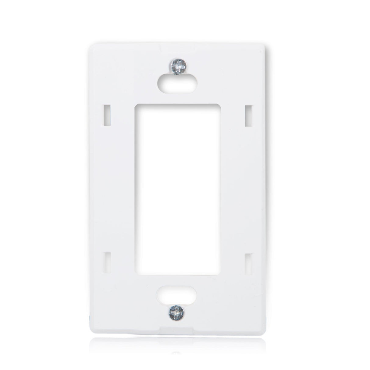 Acegear WPSCREWLESS1GANGWH, Decora Screwless Single Gang Wall Plate
