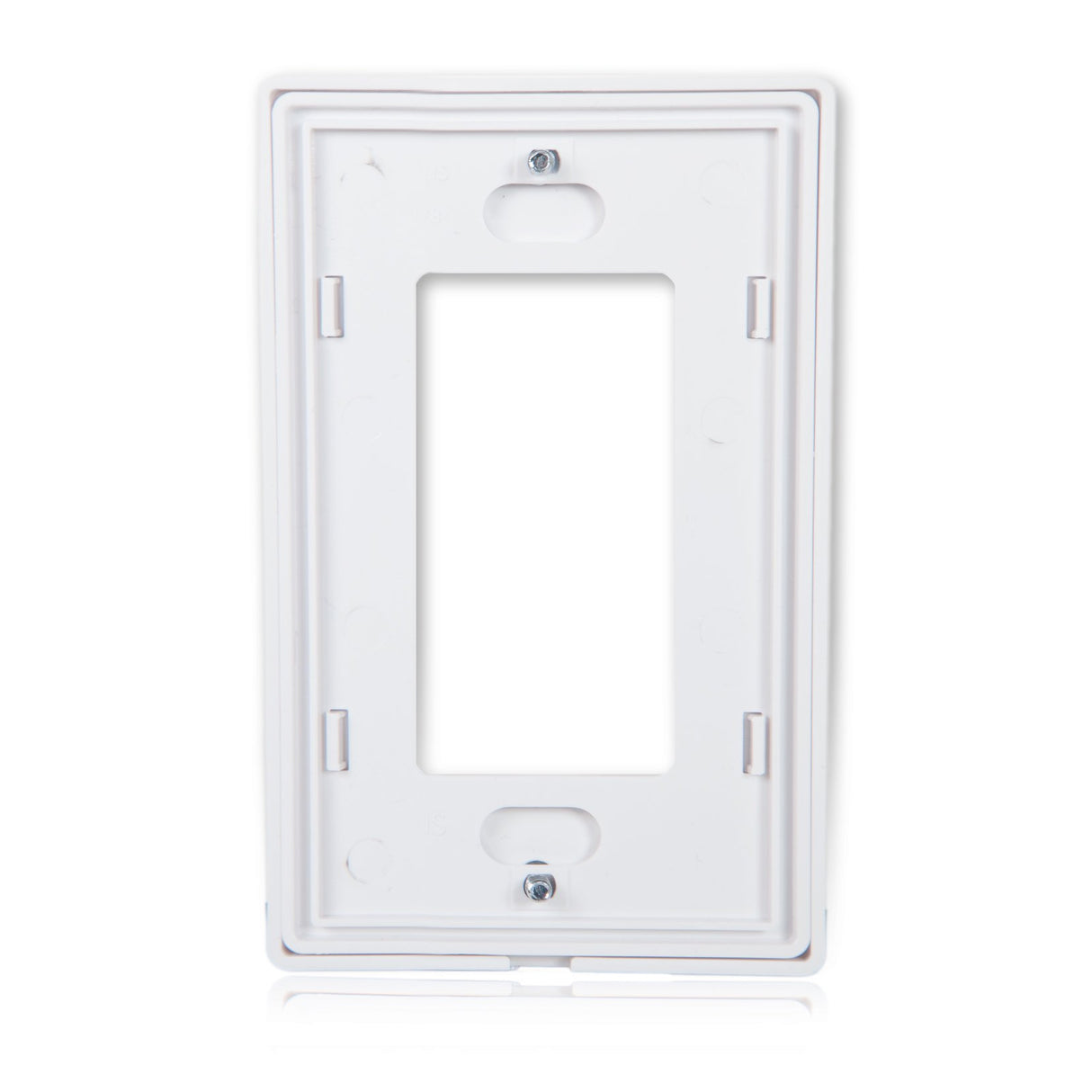 Acegear WPSCREWLESS1GANGWH, Decora Screwless Single Gang Wall Plate
