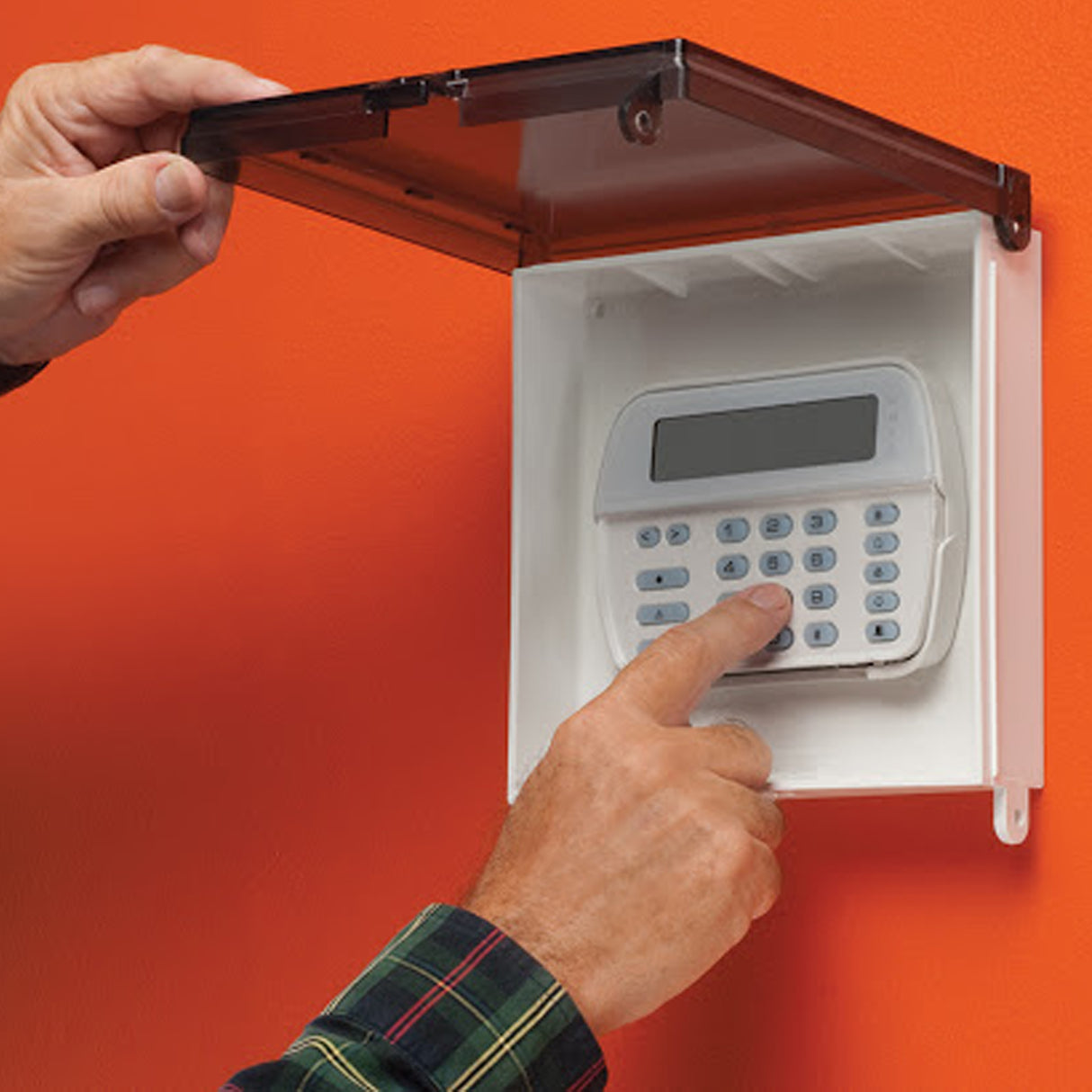 Arlington DBK88C Weatherproof Security Keypad Cover, White