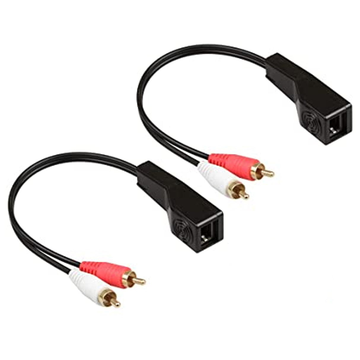 Acegear BA2RCA Red and White Stereo RCA Over CAT5E or CAT6