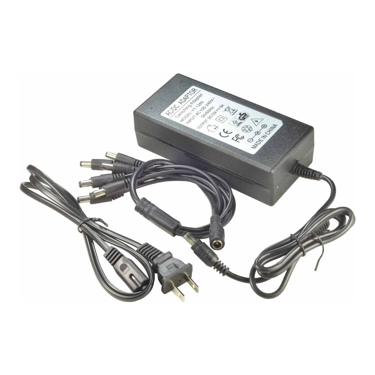 Acegear CABLE18SPLITTERUL Power Splitter 1/8 Y Adapter Cable for CCTV Camera