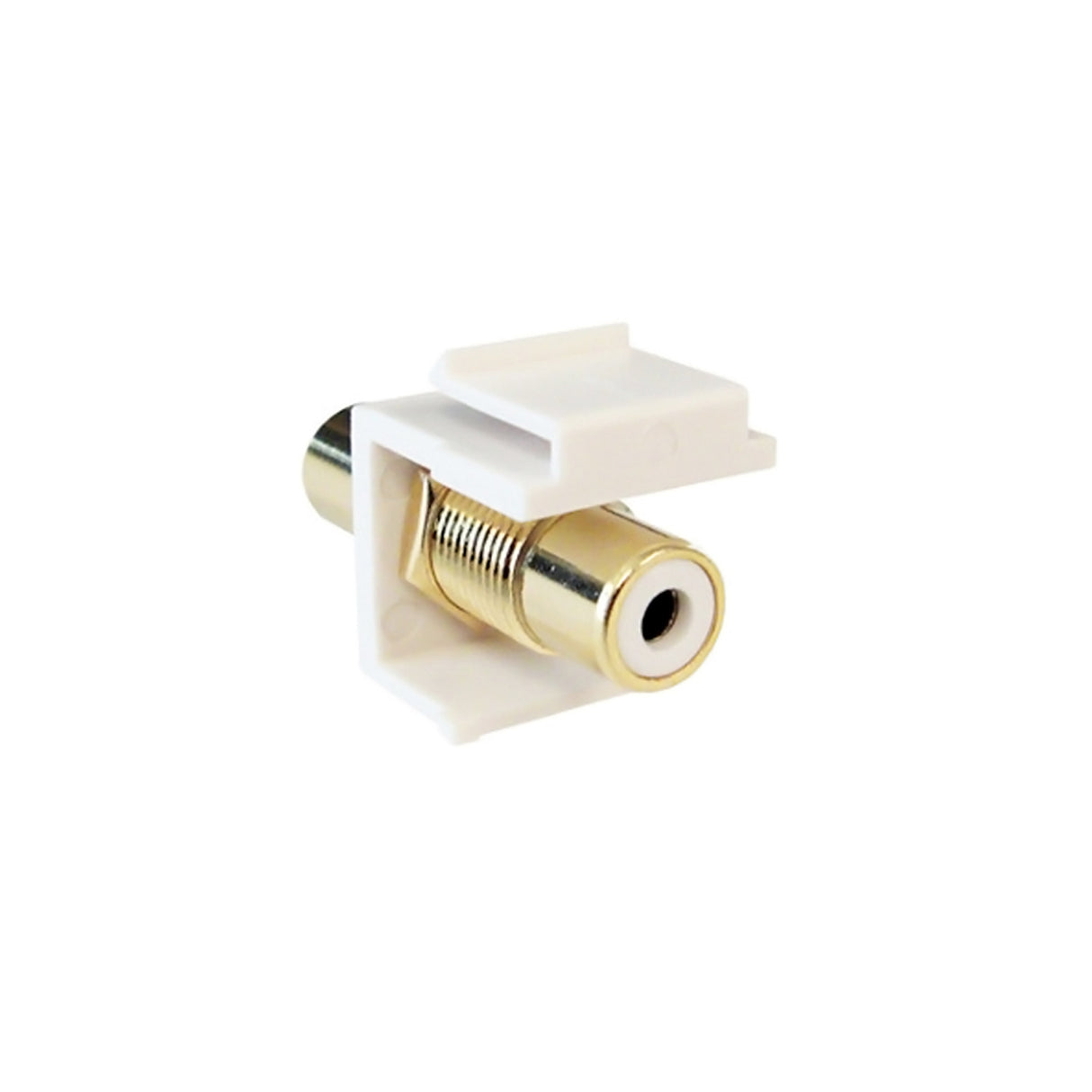 Acegear KRCA2FWHINSERT RCA-F Female Keystone, White Insert (Each)