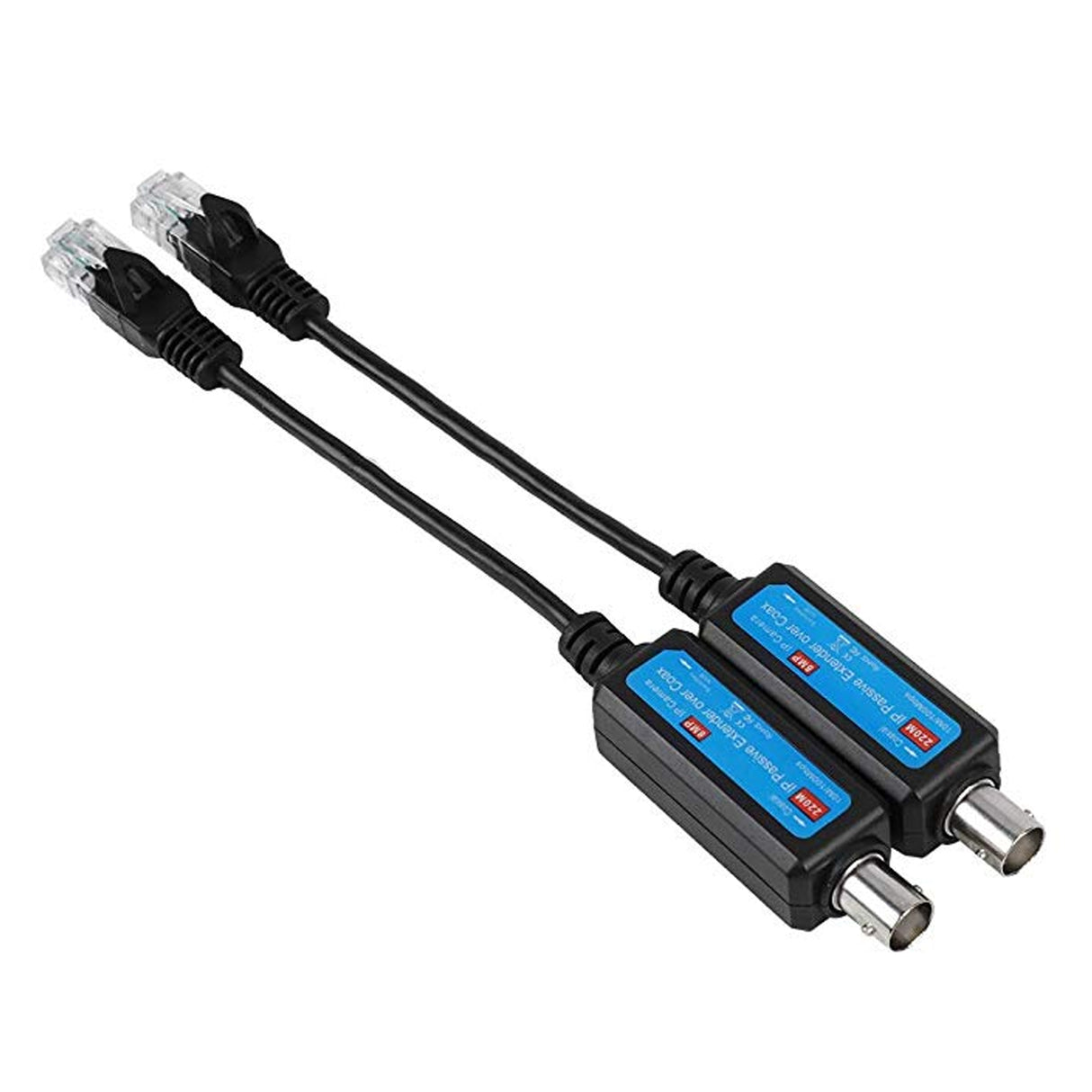 Acegear VBEOC702 Ethernet Over Coax Converter 10/100M Enable Using IPC Over Existing Coax Cable, Transmission 220M.