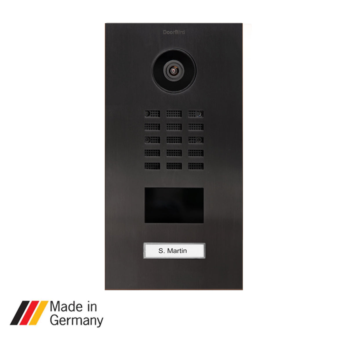 DoorBird D2101V, Surface & Flush Mount, IP Video Door Station, 1 Unit, 1 Call Button, (Housing sold separately)