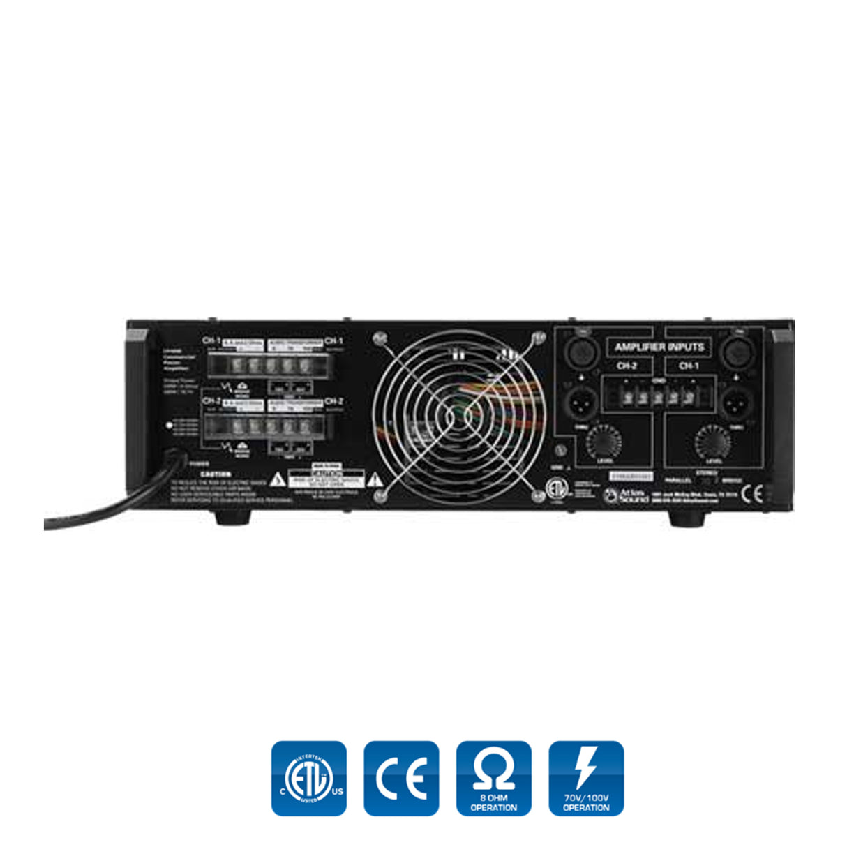 AtlasIED CP700 / Amplifiers Dual Channel, 700-Watt Commercial