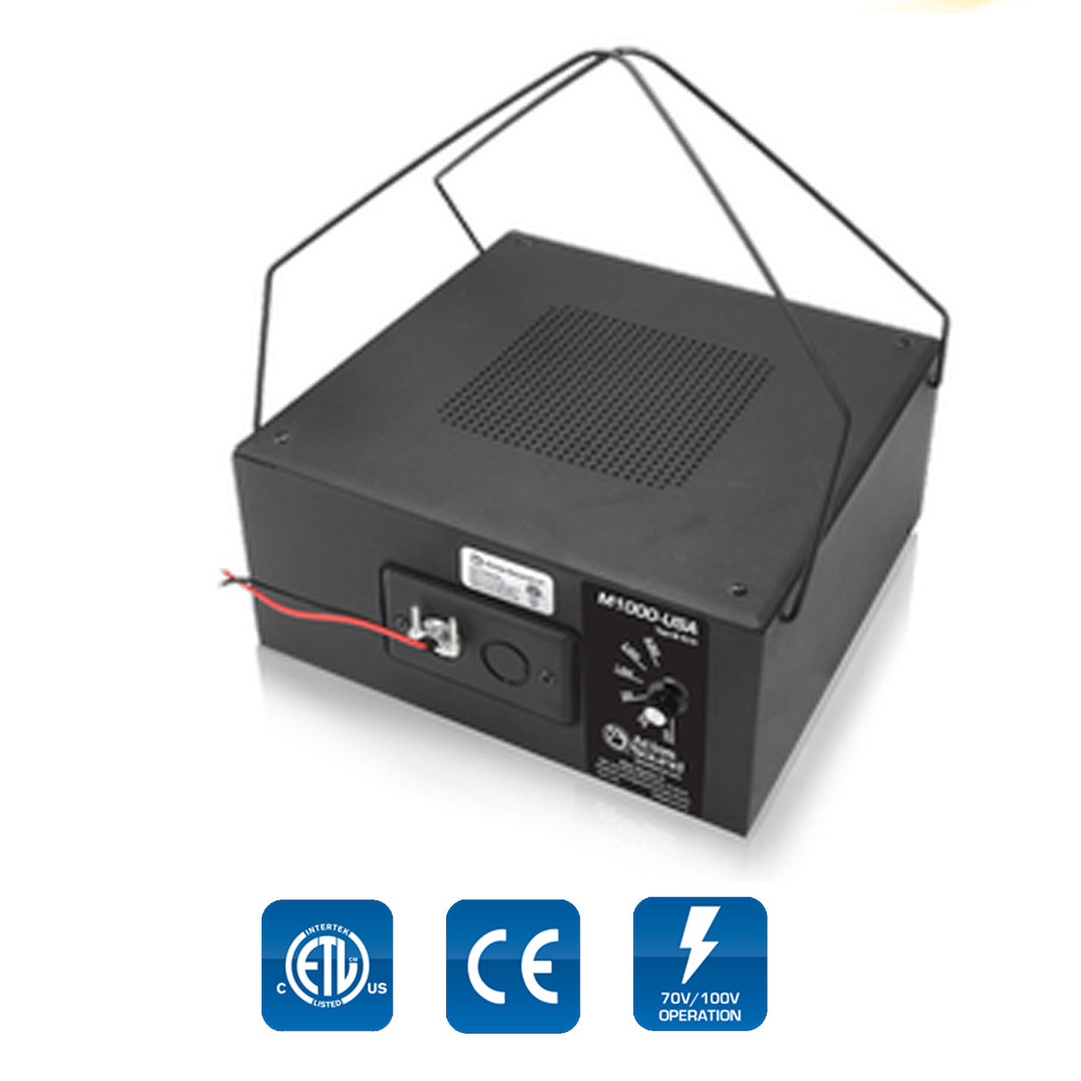 AtlasIED M1000 / 8" dual cone sound masking speaker with 70v transformer and enclosure (4-Watt)