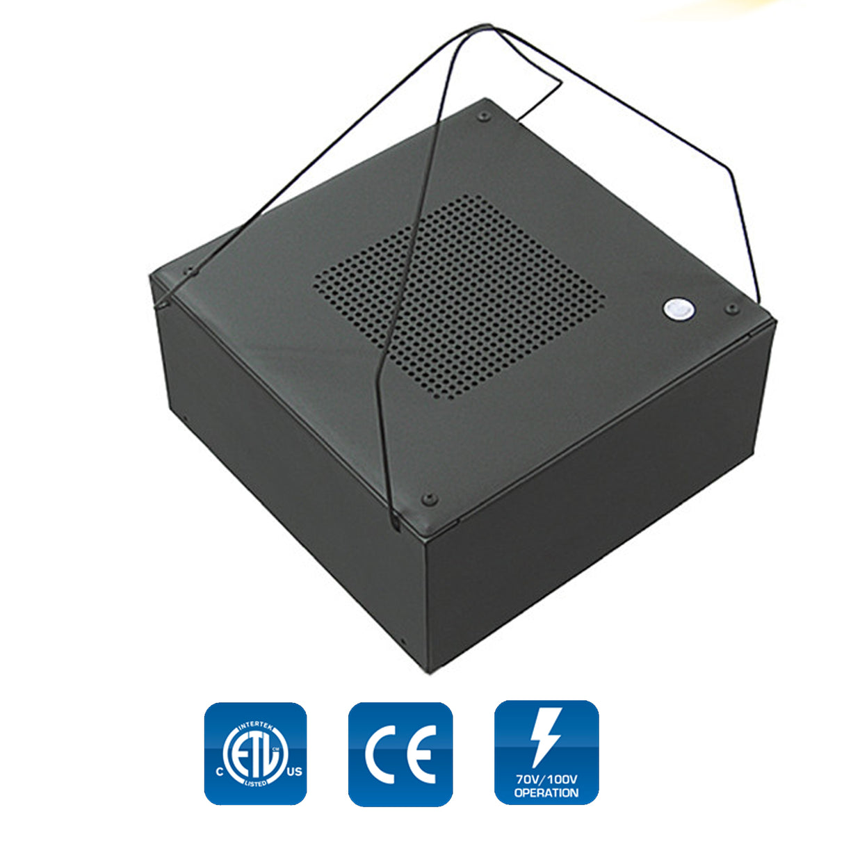AtlasIED M1000 / 8" dual cone sound masking speaker with 70v transformer and enclosure (4-Watt)